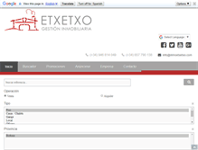 Tablet Screenshot of inmoetxetxo.com